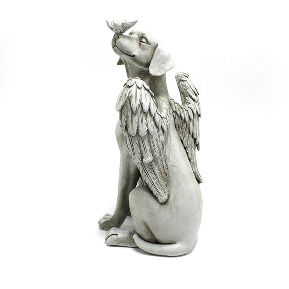 Angel Dog Memorial Statue for Pet Loss Comfort - Smarsty
