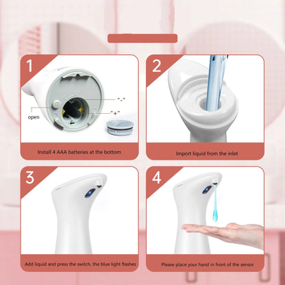 Automatic Touchless Soap Dispenser Stylish Waterproof Design - Smarsty