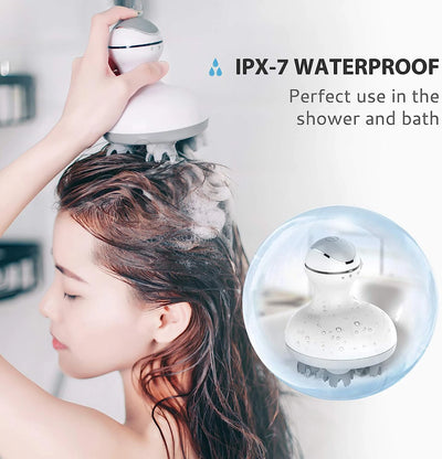 Cordless Electric Scalp Massager for Hair Growth and Relaxation - Smarsty