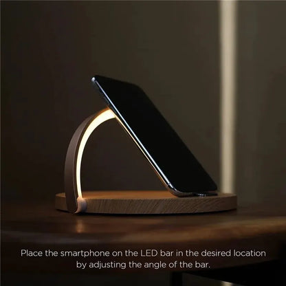 Desk Lamp & Wireless Phone Charger - Smarsty