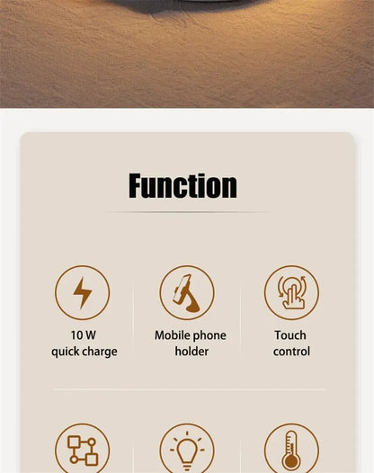 Desk Lamp & Wireless Phone Charger - Smarsty