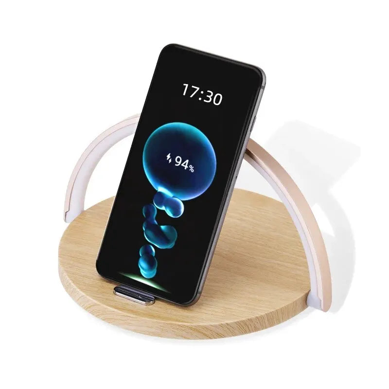 Desk Lamp & Wireless Phone Charger - Smarsty