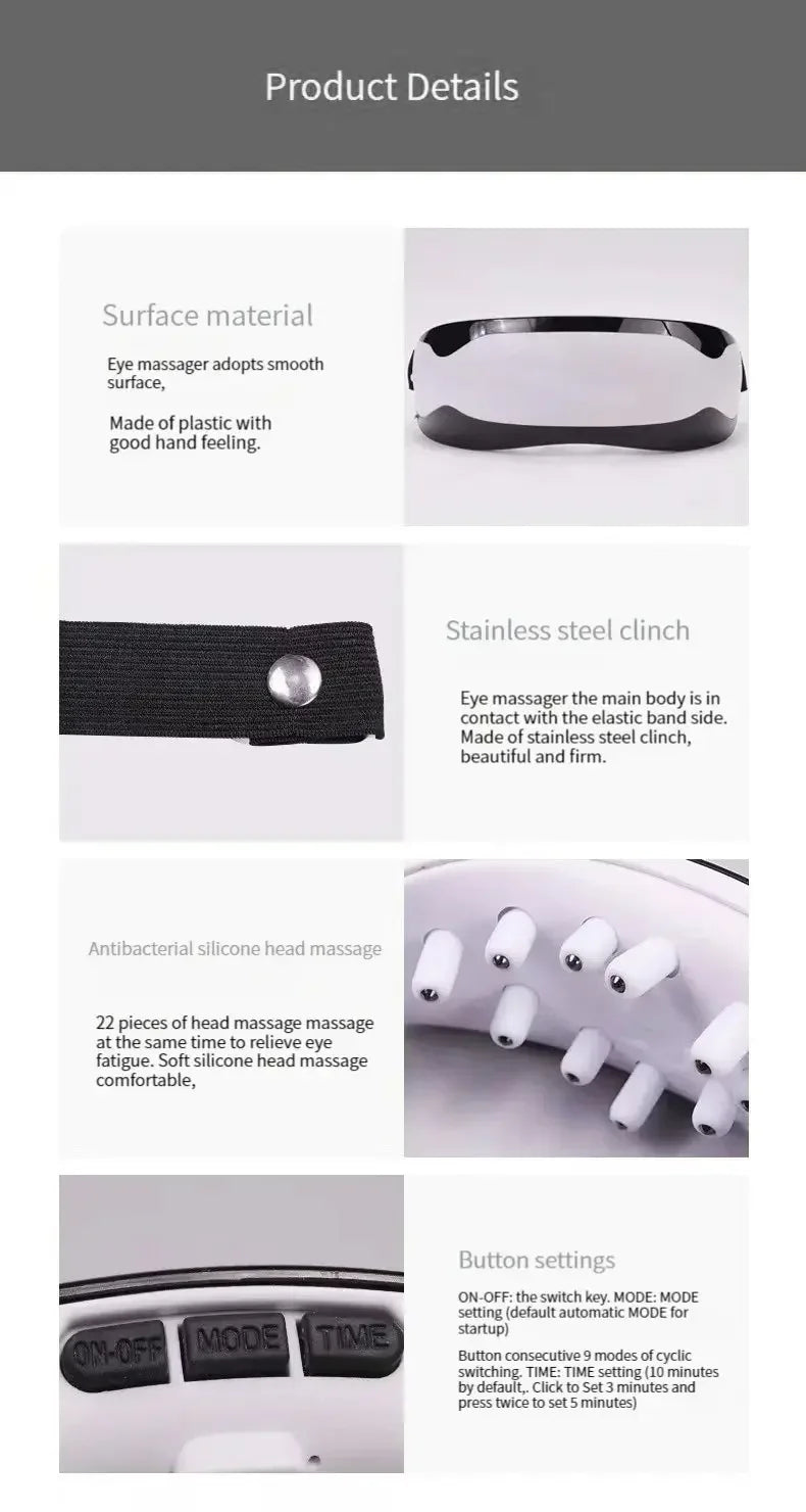 Electric Eye Massager for Fatigue Relief and Relaxation - Smarsty