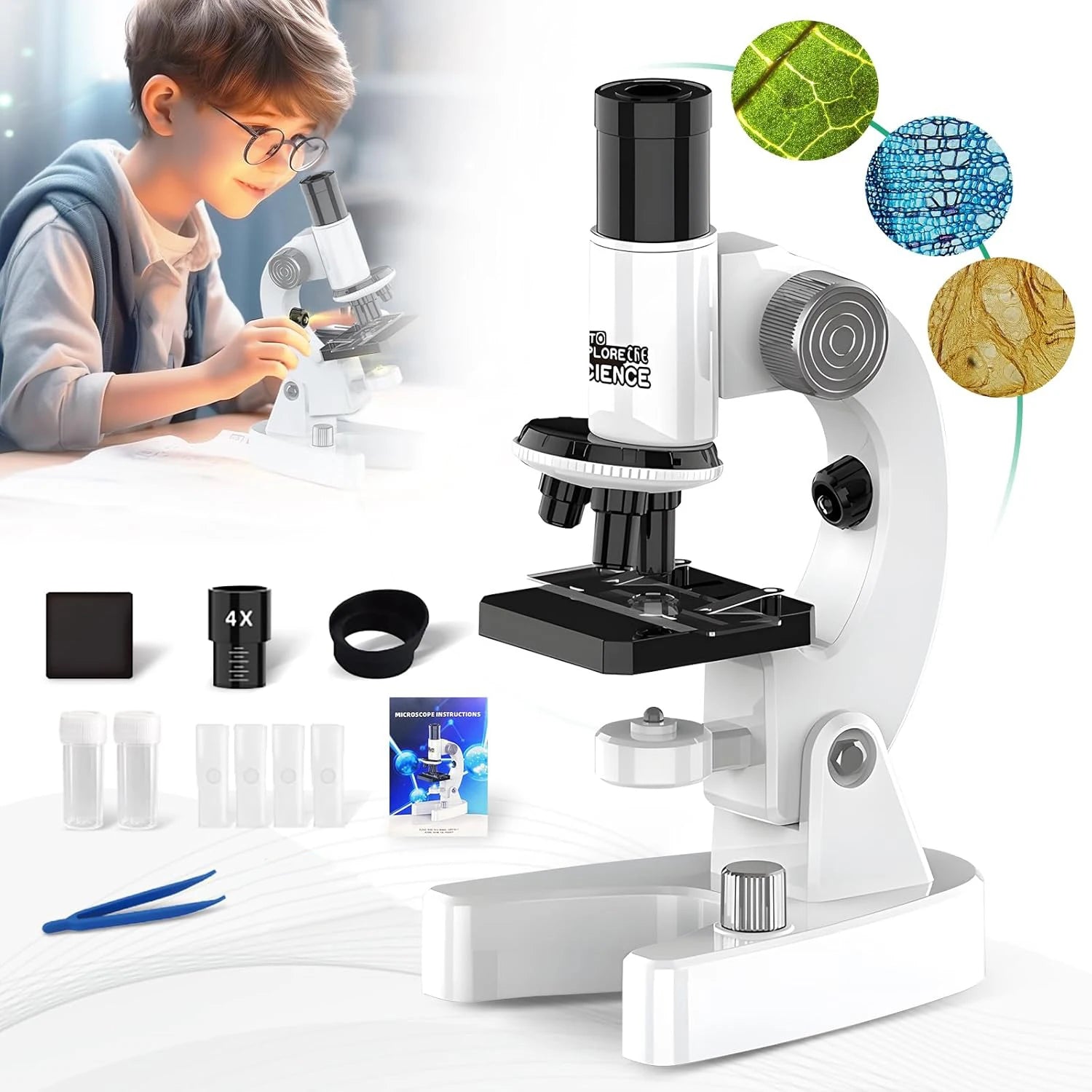 High Definition Children's Microscope for Engaging Science Experiments - Smarsty
