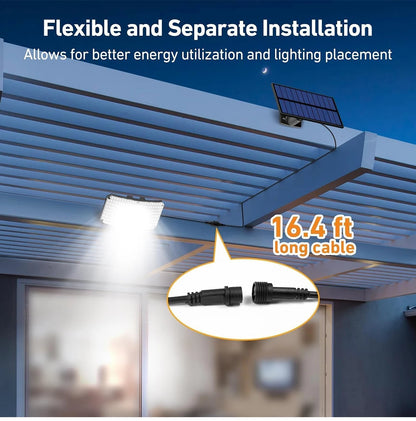 Solar Lights Outdoor 234LED Motion Sensor Security Flood Lights - Smarsty