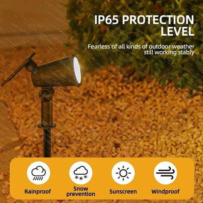 Solar Spotlights for Garden with Adjustable Brightness - Smarsty