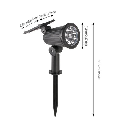 Solar Spotlights for Garden with Adjustable Brightness - Smarsty