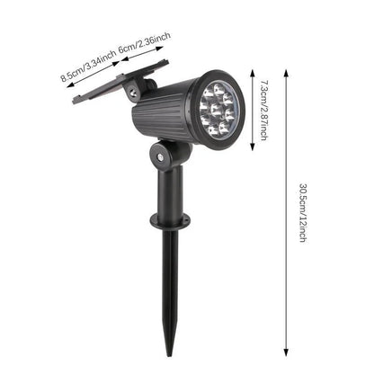Solar Spotlights for Garden with Adjustable Brightness - Smarsty