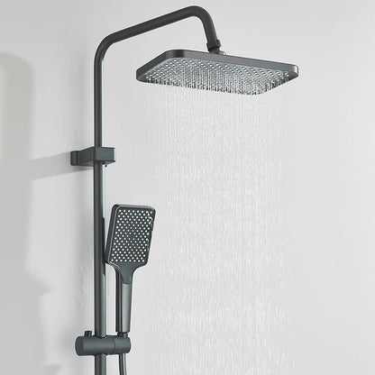 Rozin Black Smart Digital Shower Faucet Set with Rainfall Feature - Smarsty