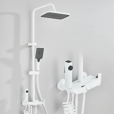 Rozin Black Smart Digital Shower Faucet Set with Rainfall Feature - Smarsty