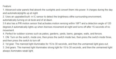 Powerful Waterproof Solar LED Street Light for Garden - Smarsty