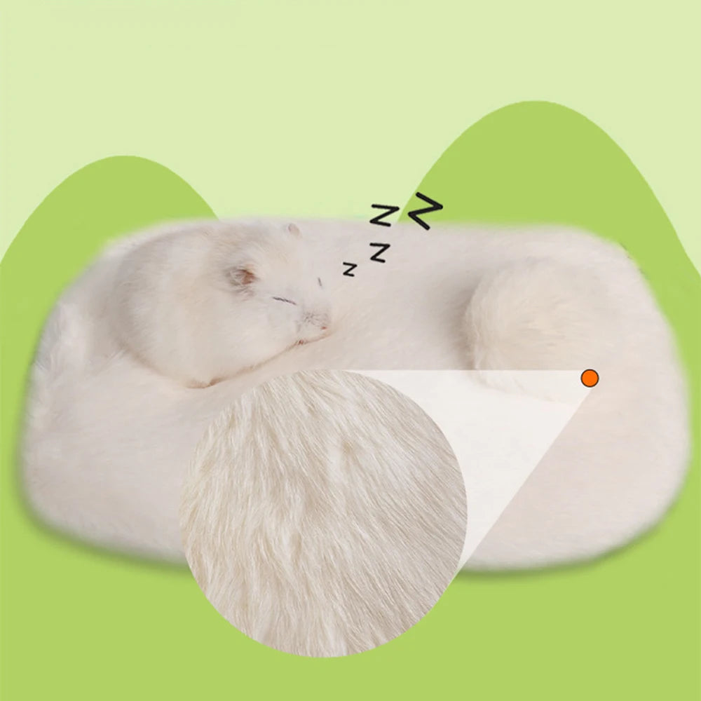 Warm Fleece Bed for Small Pets Cozy Nest - Smarsty