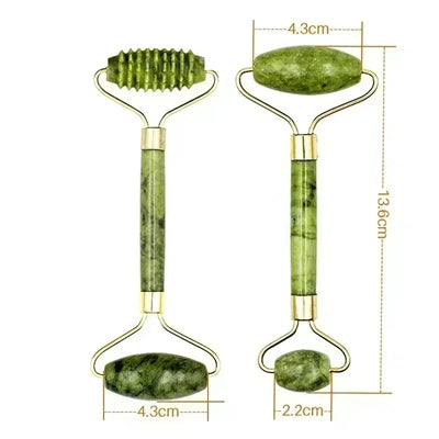 Natural Jade Roller and Gua Sha for Skin Care - Smarsty