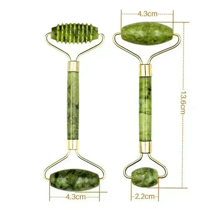 Natural Jade Roller and Gua Sha for Skin Care - Smarsty