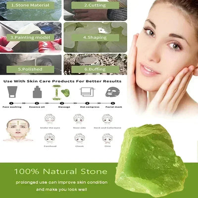 Natural Jade Roller and Gua Sha for Skin Care - Smarsty