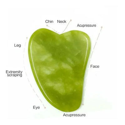 Natural Jade Roller and Gua Sha for Skin Care - Smarsty