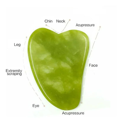 Natural Jade Roller and Gua Sha for Skin Care - Smarsty