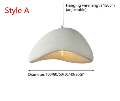 Nordic Wabi Sabi Style LED Chandelier for Elegant Home Decor - Smarsty