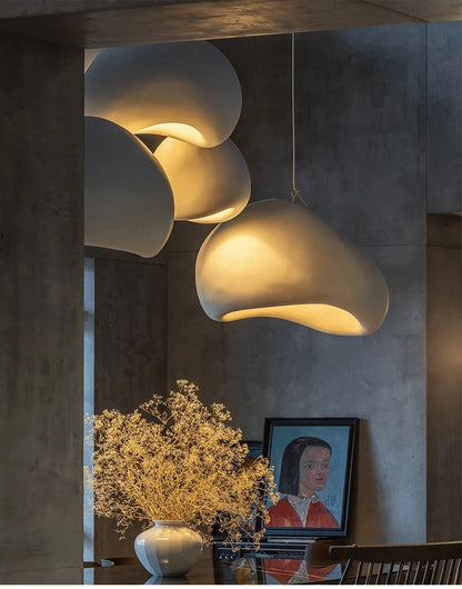 Nordic Wabi Sabi Style LED Chandelier for Elegant Home Decor - Smarsty