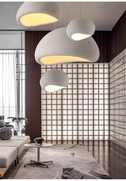 Nordic Wabi Sabi Style LED Chandelier for Elegant Home Decor - Smarsty