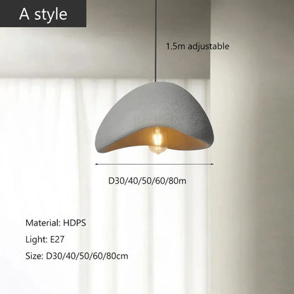 Nordic Wabi Sabi Style LED Chandelier for Elegant Home Decor - Smarsty