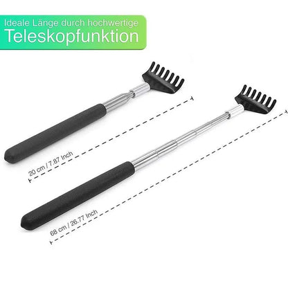 Telescopic Back Scratcher Stainless Steel Massager Tool - Smarsty