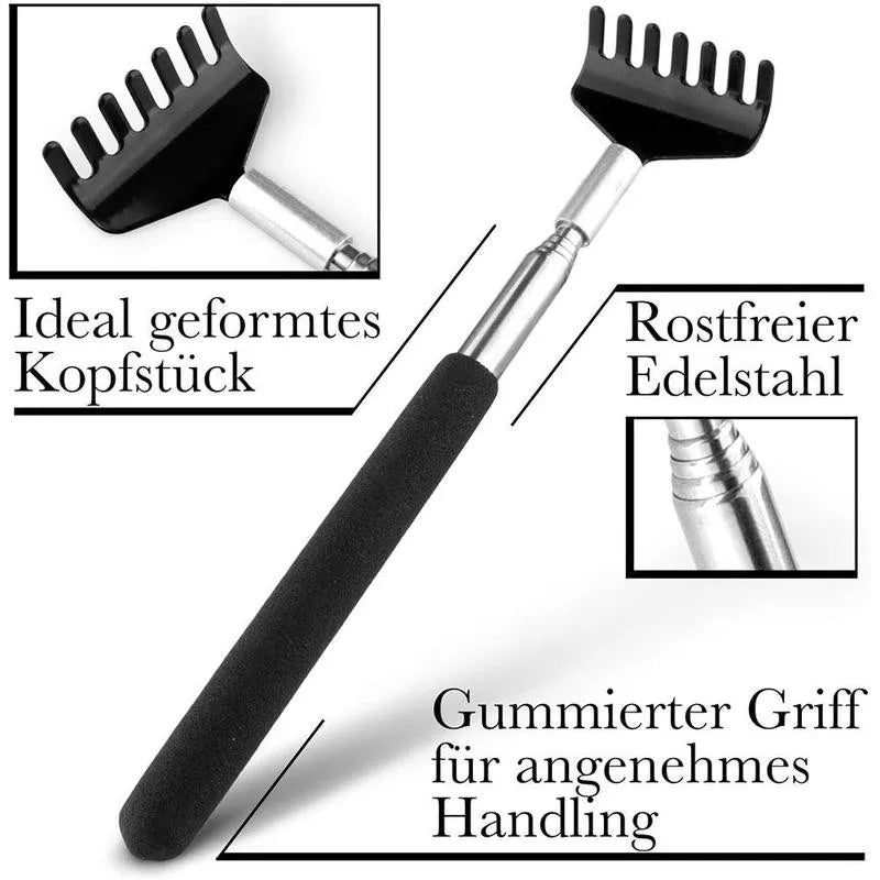 Telescopic Back Scratcher Stainless Steel Massager Tool - Smarsty