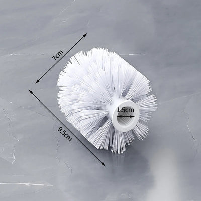 Toilet Brush Holder with Disposable Brush Head - Smarsty