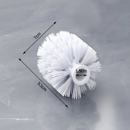 Toilet Brush Holder with Disposable Brush Head - Smarsty