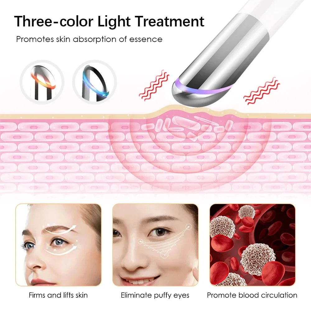 Vibration Eye Massager With Hot Compress And Blue Light - Smarsty