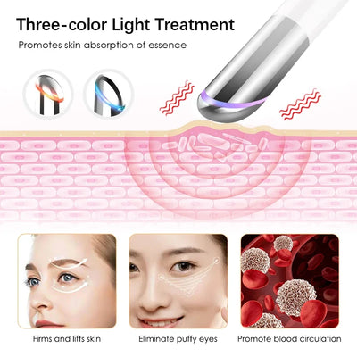 Vibration Eye Massager With Hot Compress And Blue Light - Smarsty