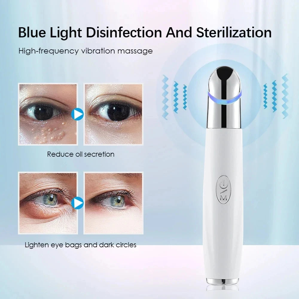Vibration Eye Massager With Hot Compress And Blue Light - Smarsty