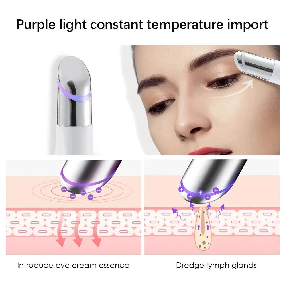Vibration Eye Massager With Hot Compress And Blue Light - Smarsty