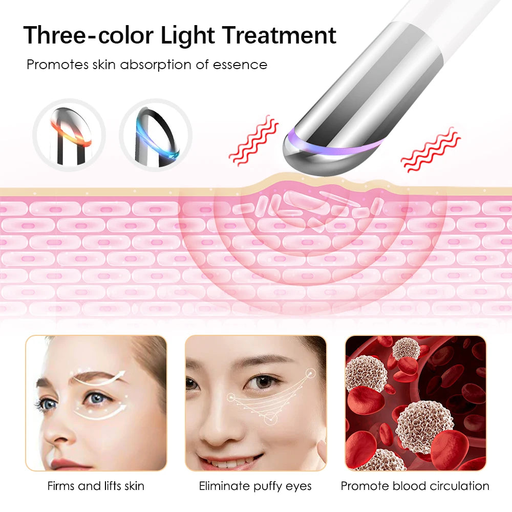 Vibration Eye Massager With Hot Compress And Blue Light - Smarsty