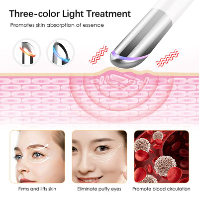 Vibration Eye Massager With Hot Compress And Blue Light - Smarsty