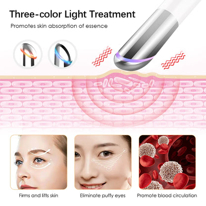 Vibration Eye Massager With Hot Compress And Blue Light - Smarsty