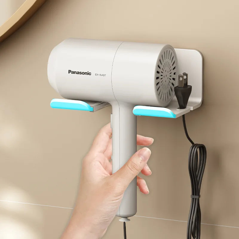 Wall-Mounted Hair Dryer Holder for Space-Saving Storage - Smarsty