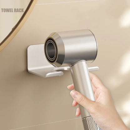 Wall-Mounted Hair Dryer Holder for Space-Saving Storage - Smarsty