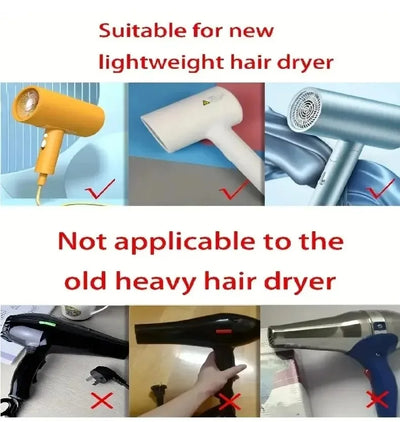 Wall Mounted Hair Dryer Storage Rack for Bathroom - Smarsty