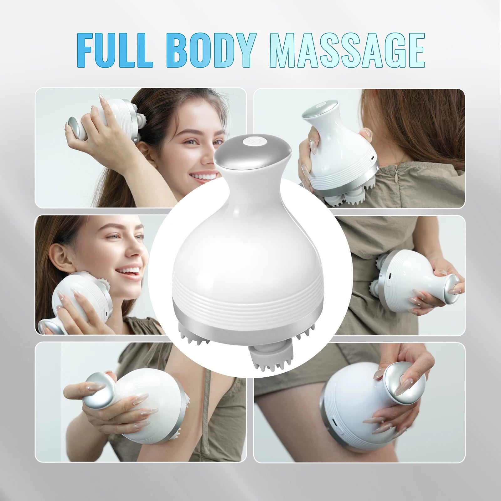 Wireless Electric Scalp Massager for Stress Relief - Smarsty