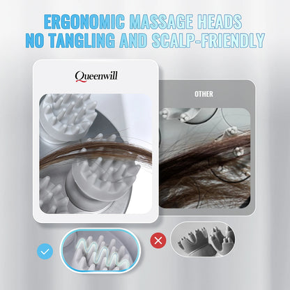 Wireless Electric Scalp Massager for Stress Relief - Smarsty