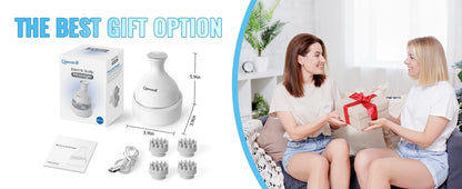 Wireless Electric Scalp Massager for Stress Relief - Smarsty