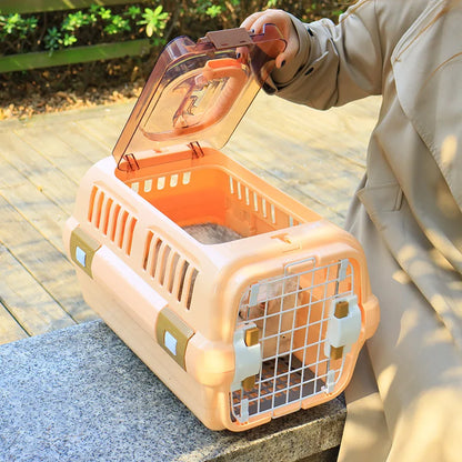 Outdoor Portable Cat Carrier with Breathable Design - Smarsty