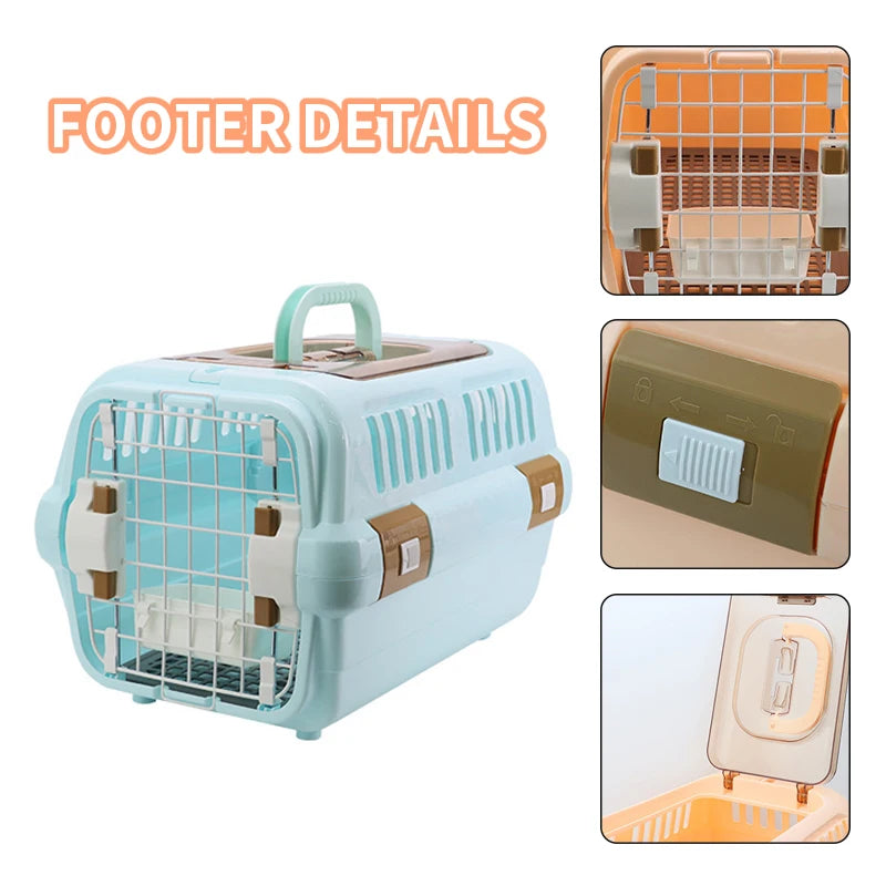 Outdoor Portable Cat Carrier with Breathable Design - Smarsty