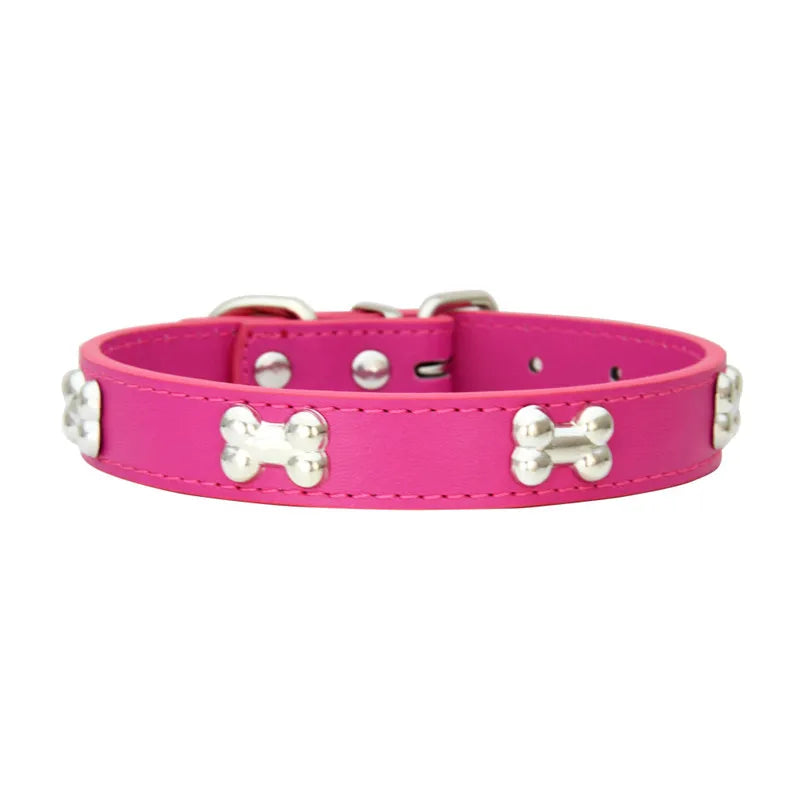 Durable Leather Dog Collars with Personalized Features - Smarsty