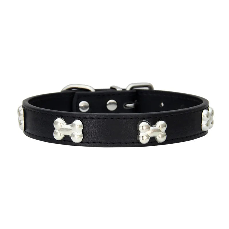 Durable Leather Dog Collars with Personalized Features - Smarsty