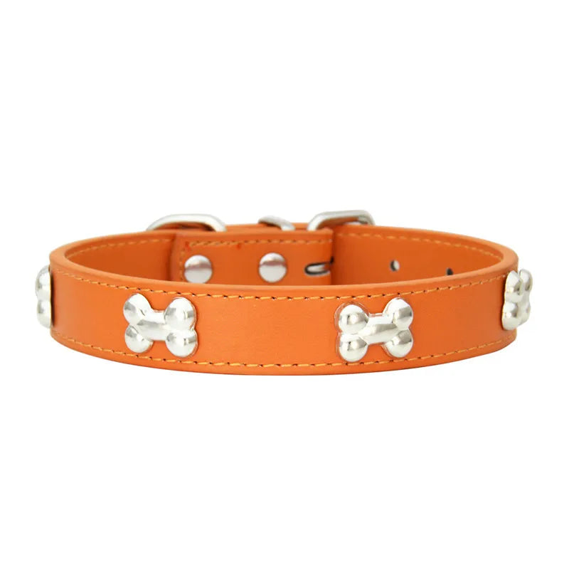 Durable Leather Dog Collars with Personalized Features - Smarsty