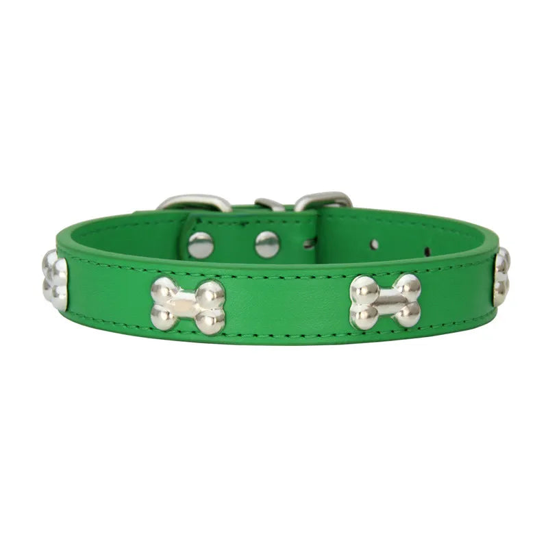Durable Leather Dog Collars with Personalized Features - Smarsty