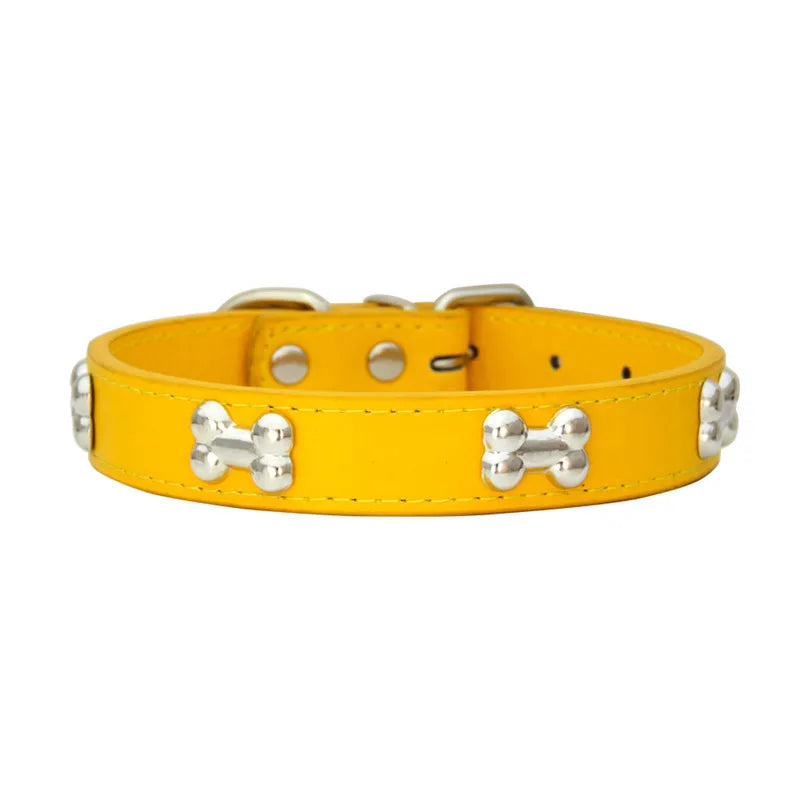 Durable Leather Dog Collars with Personalized Features - Smarsty