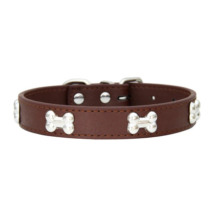 Durable Leather Dog Collars with Personalized Features - Smarsty